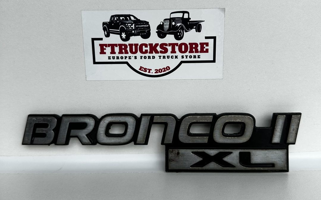 Ford Bronco 2 XL 1988/1992 Emblems