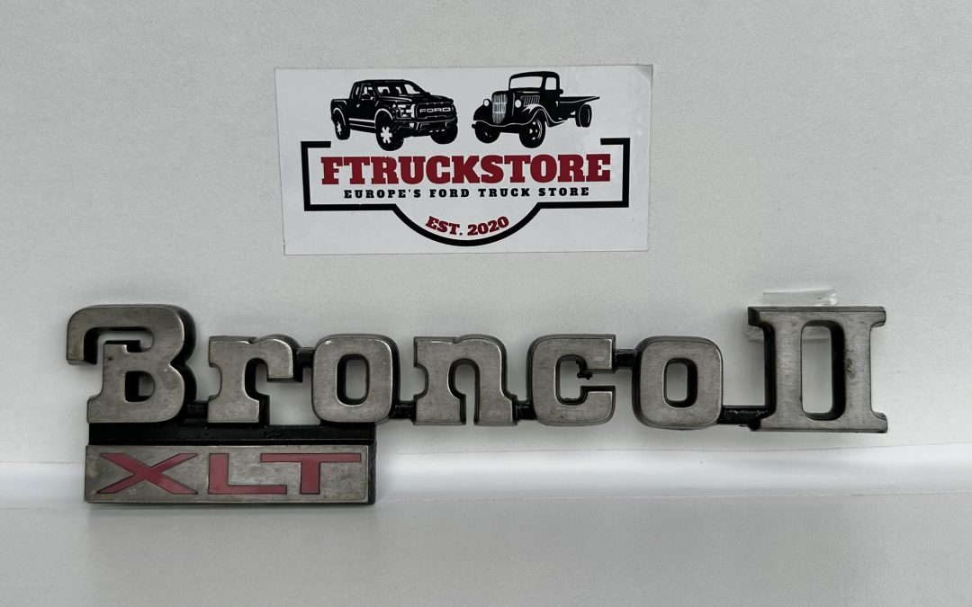 Ford Bronco 2 XLT 1988/1992 Emblems