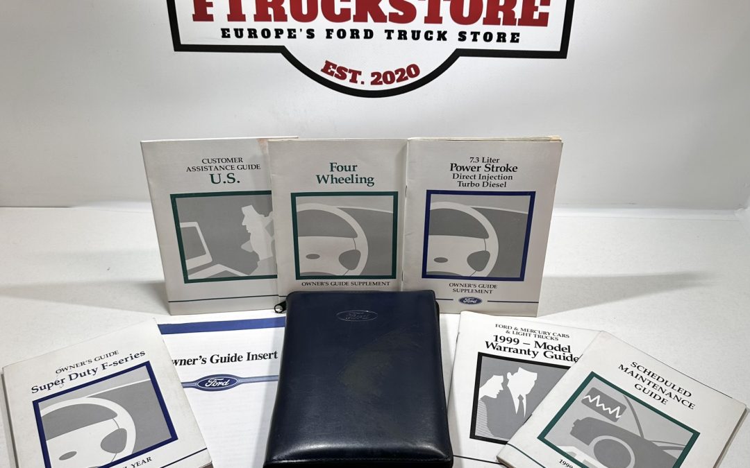 Ford F250/350 7.3 Powerstroke 1999 Owners Guide Book Set