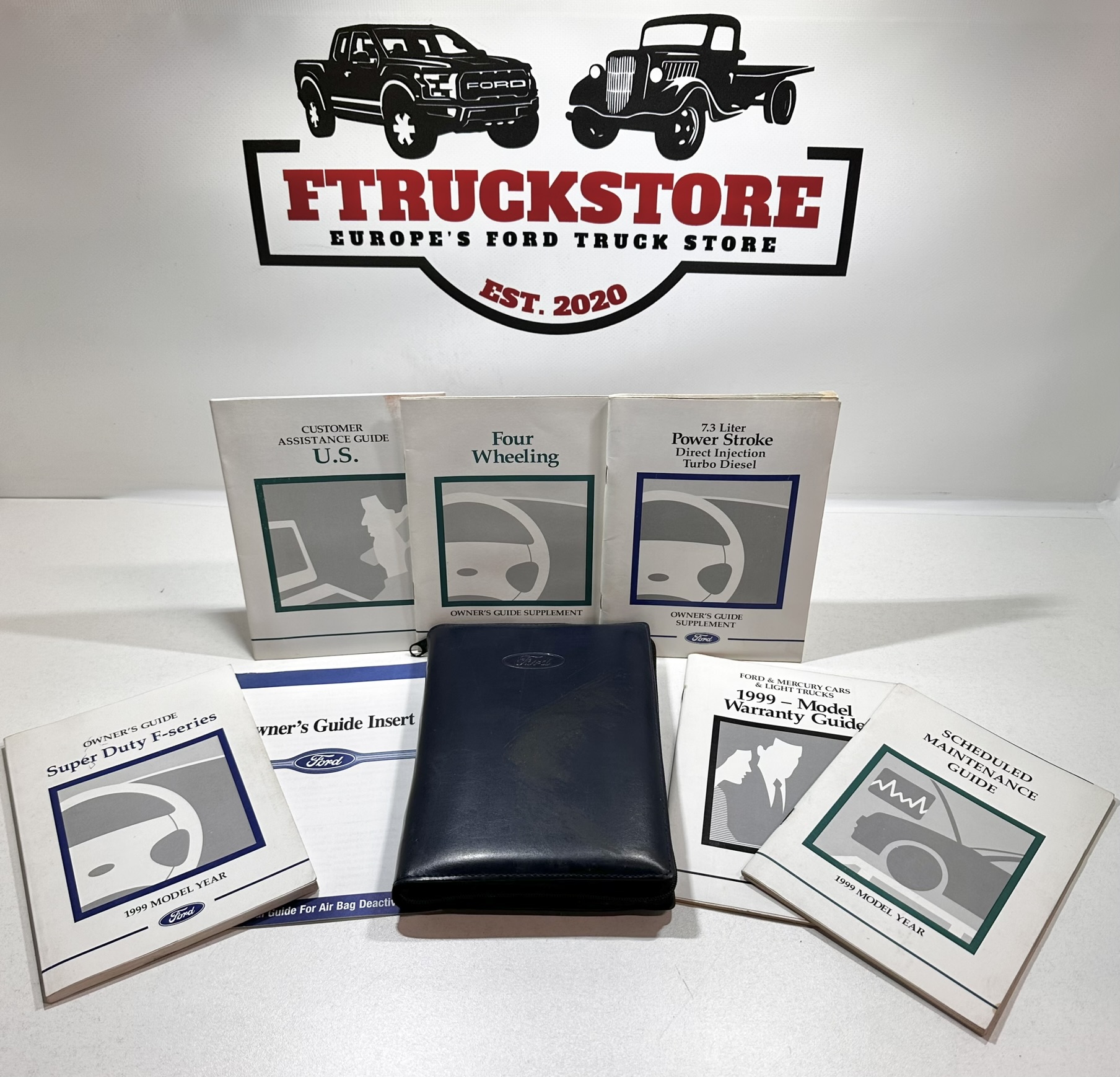 Ford F250/350 7.3 Powerstroke 1999 Owners Guide Book Set