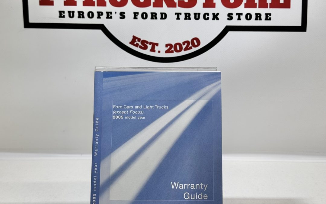 Ford 2005 Warranty Booklet