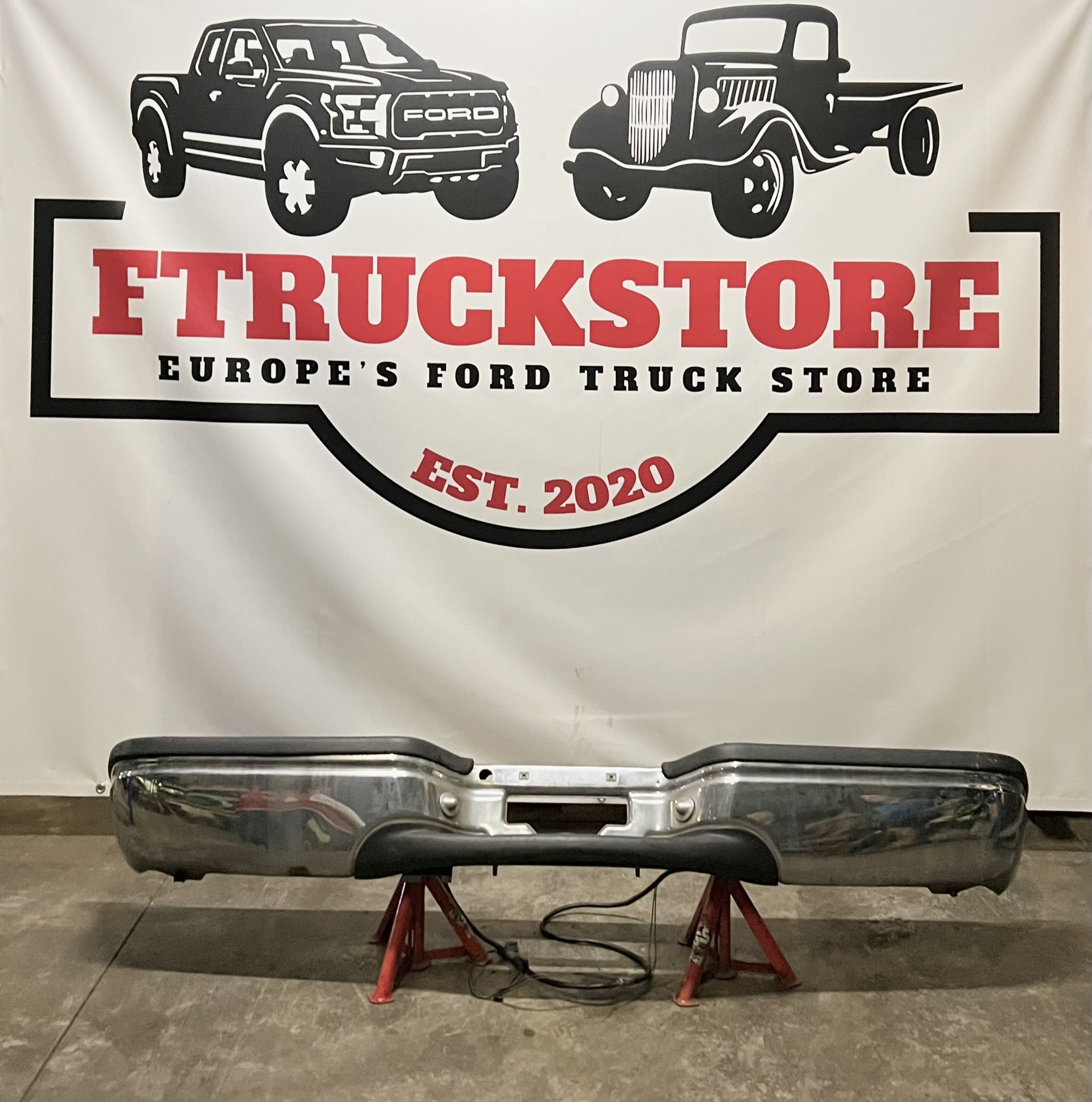 F250/350 2001/2007 Chrome Rear Bumper