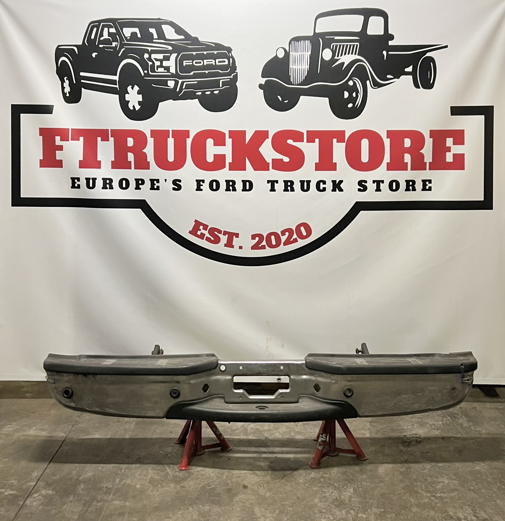 F250/350 2001/2007 Chrome Rear Bumper